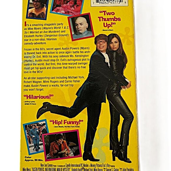 AUSTIN POWERS VHS TRILOGY Lot of 3 - Man of Mystery GOLDMEMBER Spy Shagged Me - Picture 3 of 5